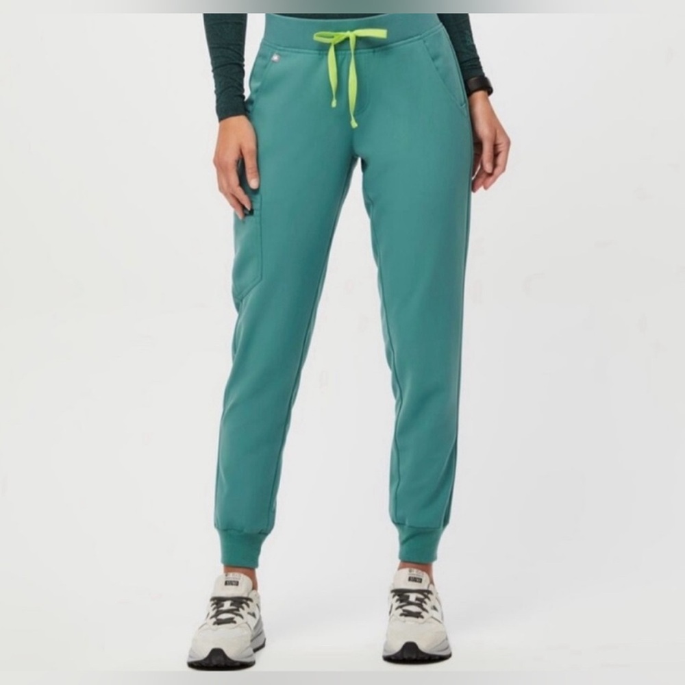 Figs Teal Green Jogger Pants